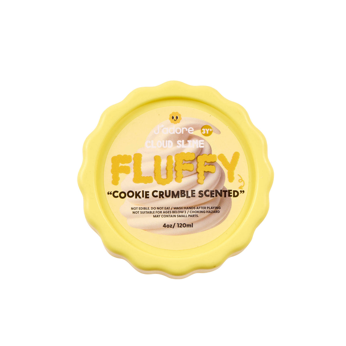 J'adore Fluffy Slime - Cookie Crumble Scented