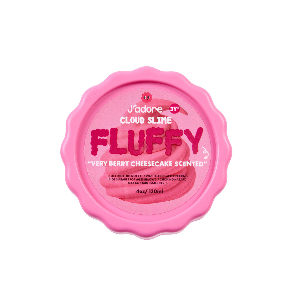 J'adore Fluffy Slime - Very Berry Cheesecake Scented