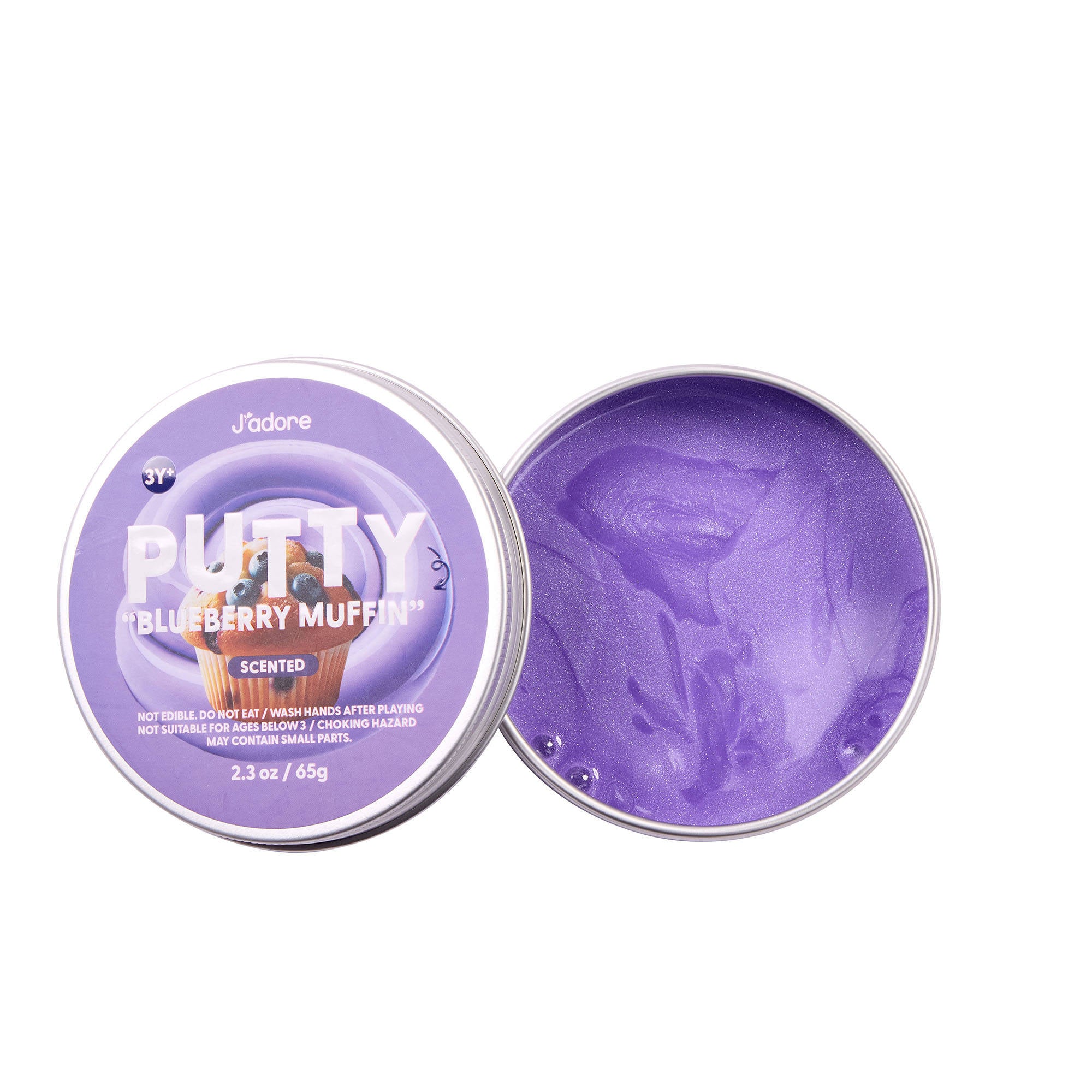 J'adore Scented Putty - Blueberry Muffin