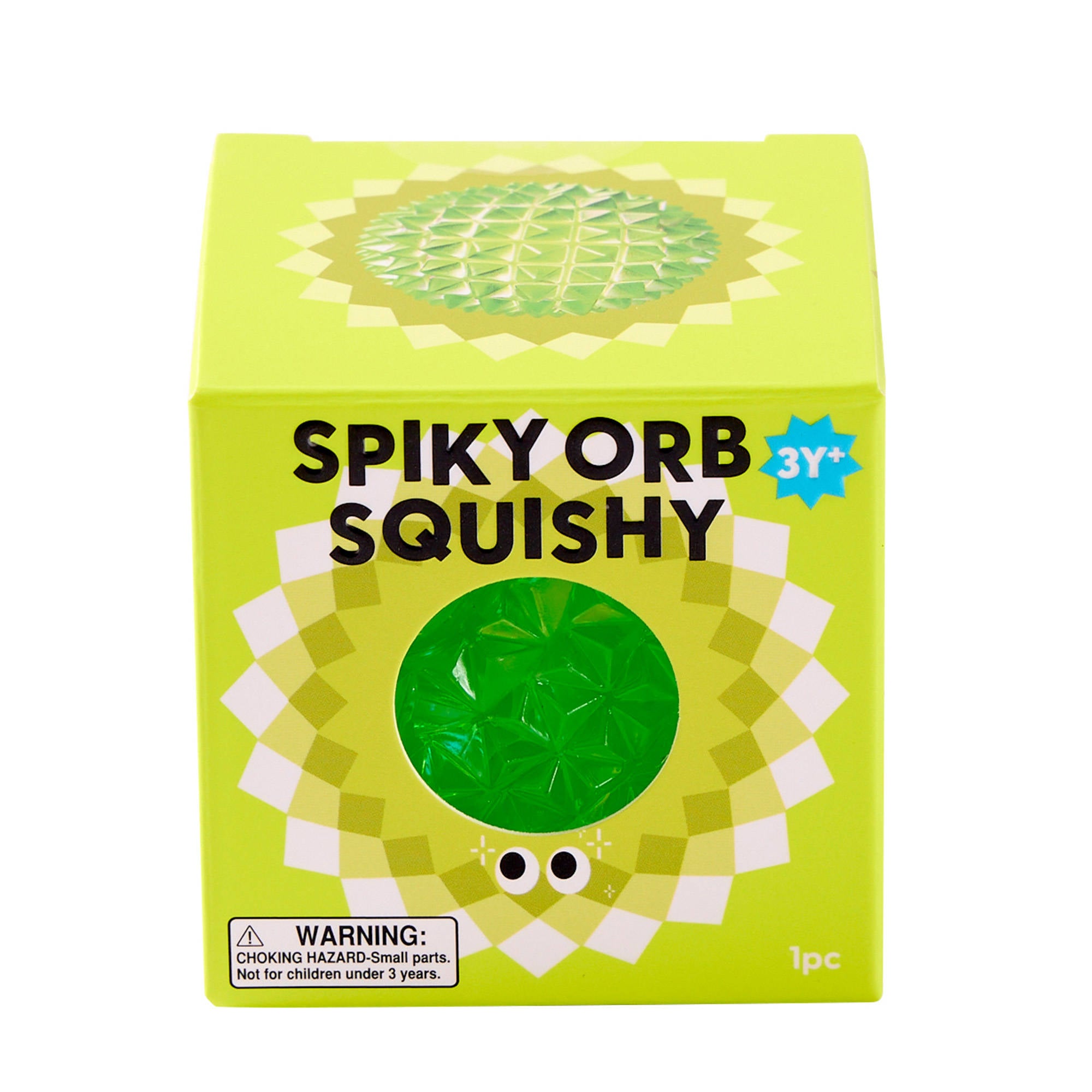 J'adore Spiky Orb Diamond Squish Balls - Green