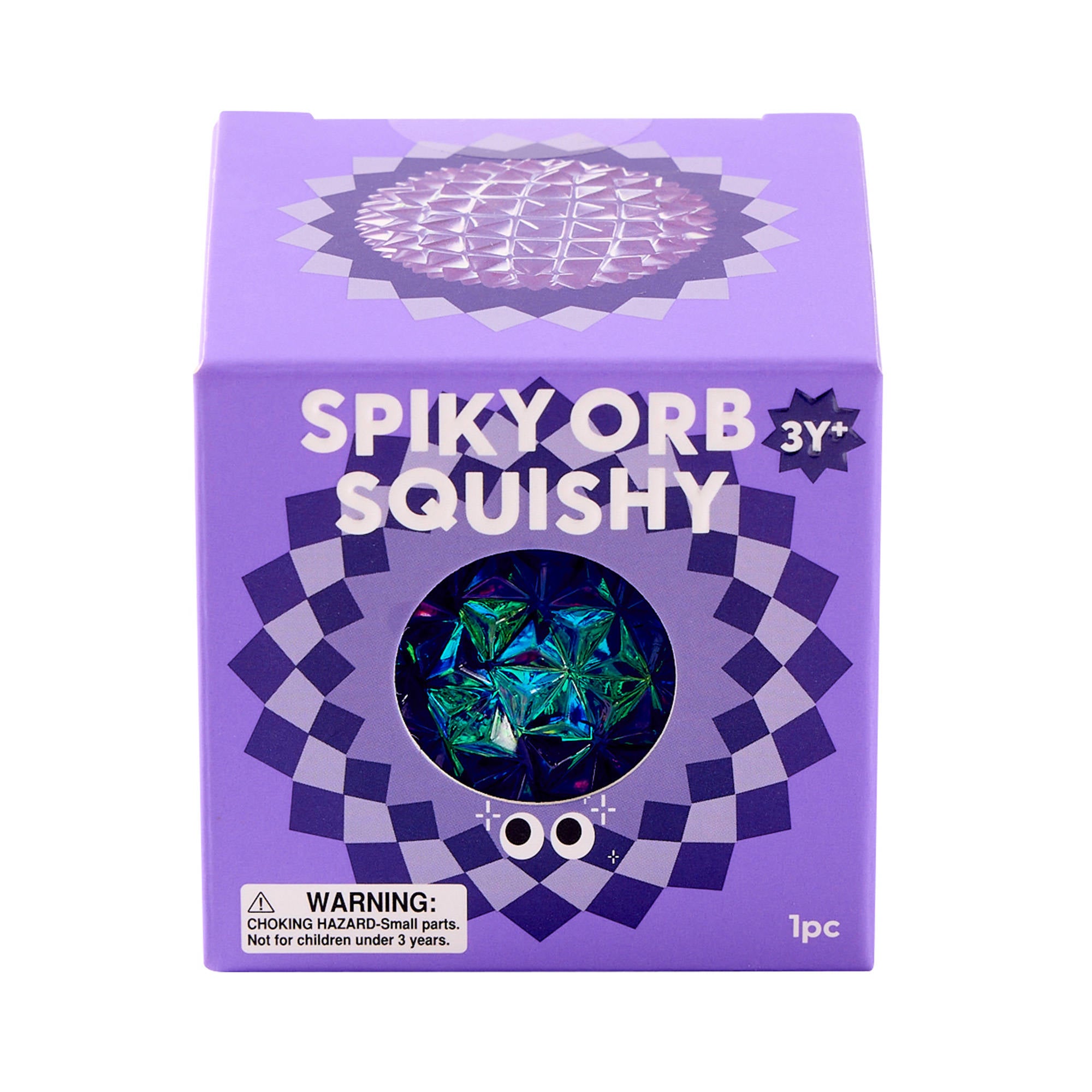 J'adore Spiky Orb Diamond Squish Balls - Purple