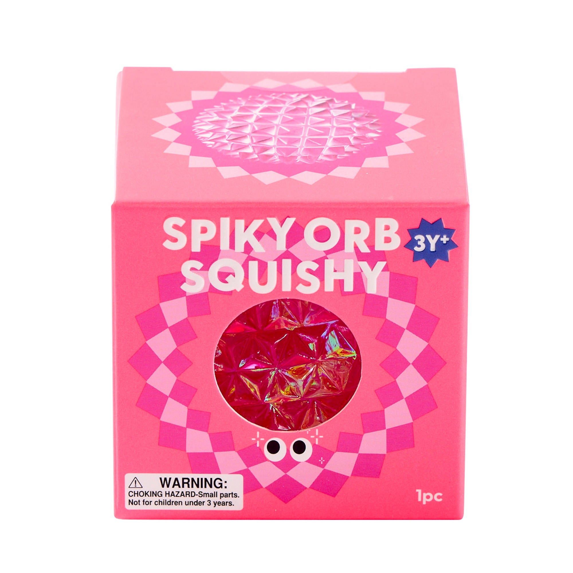 J'adore Spiky Orb Diamond Squish Balls - Pink