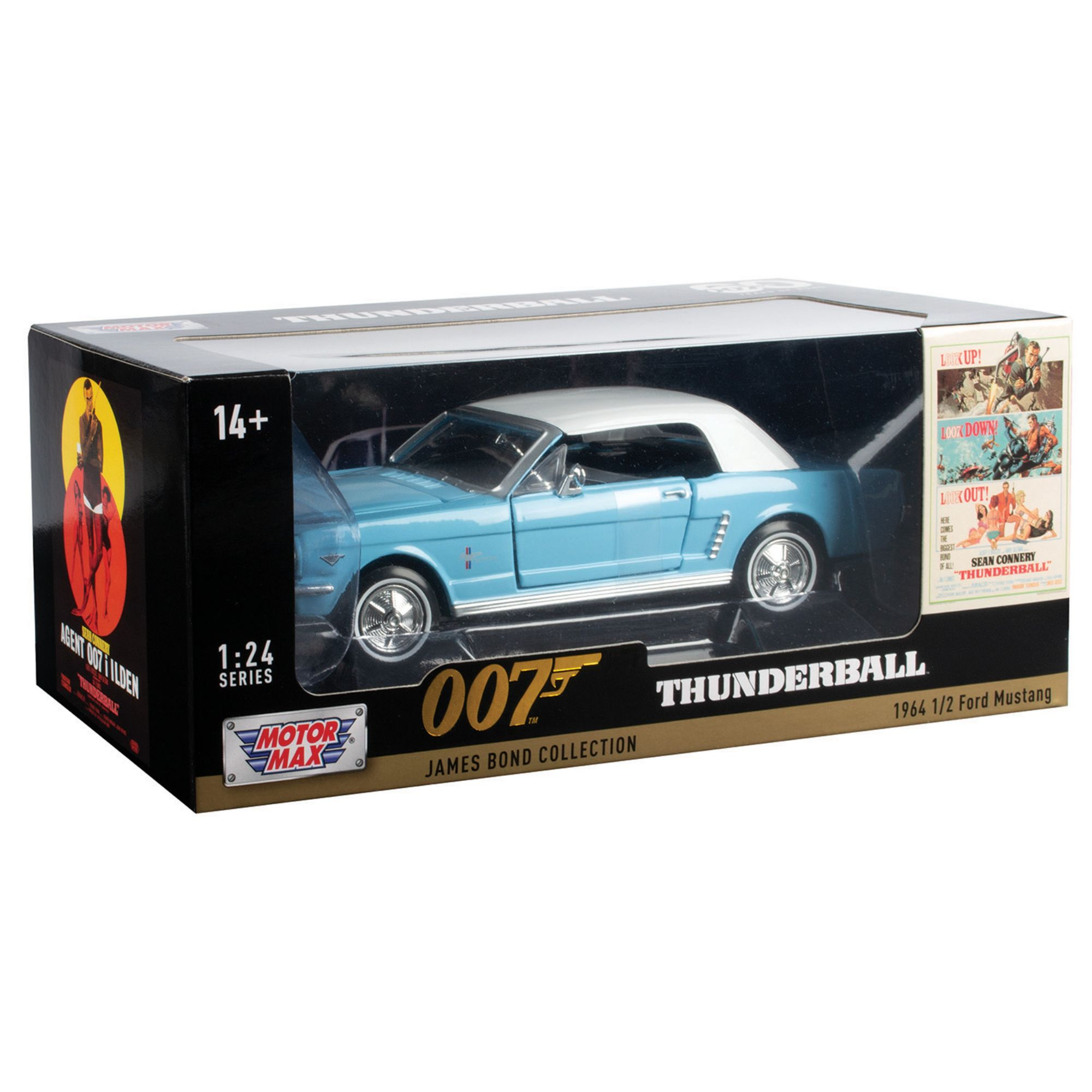 James Bond Collection 1:24 1964 1/2 Ford Mustang (Hard Top)