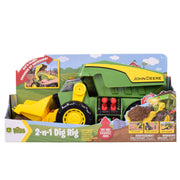 John Deere 3 in 1 Dig Rig Motorised with Lights & Sounds