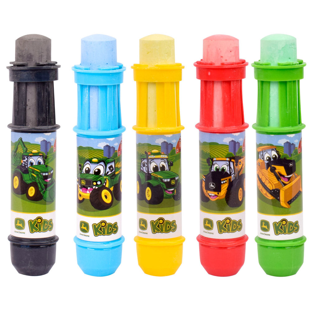 John Deere Chalk Holders With Chalk 5 Pack - Toyworld NZ
