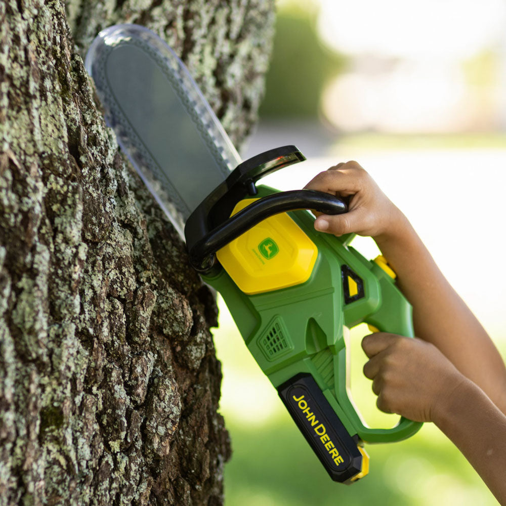 John Deere Motorised Chainsaw Toy