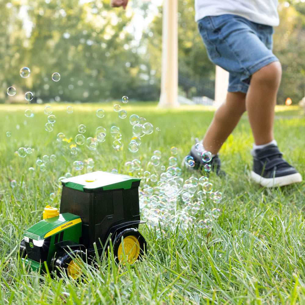 John Deere Tractor Bubble Machine With Bubble Solution