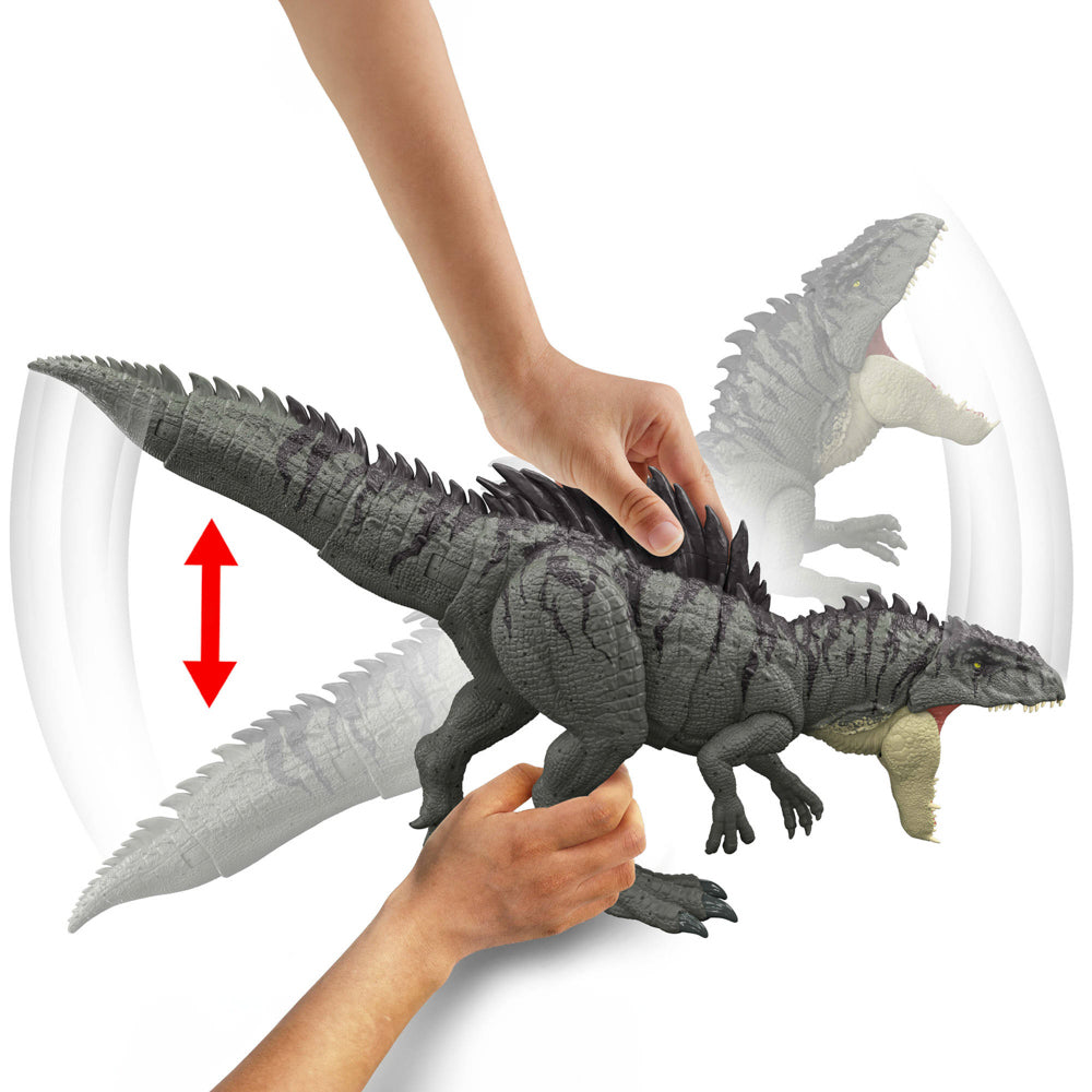 Jurassic World Survival Colossal Chomp - Giganotosaurus dinosaur toy.