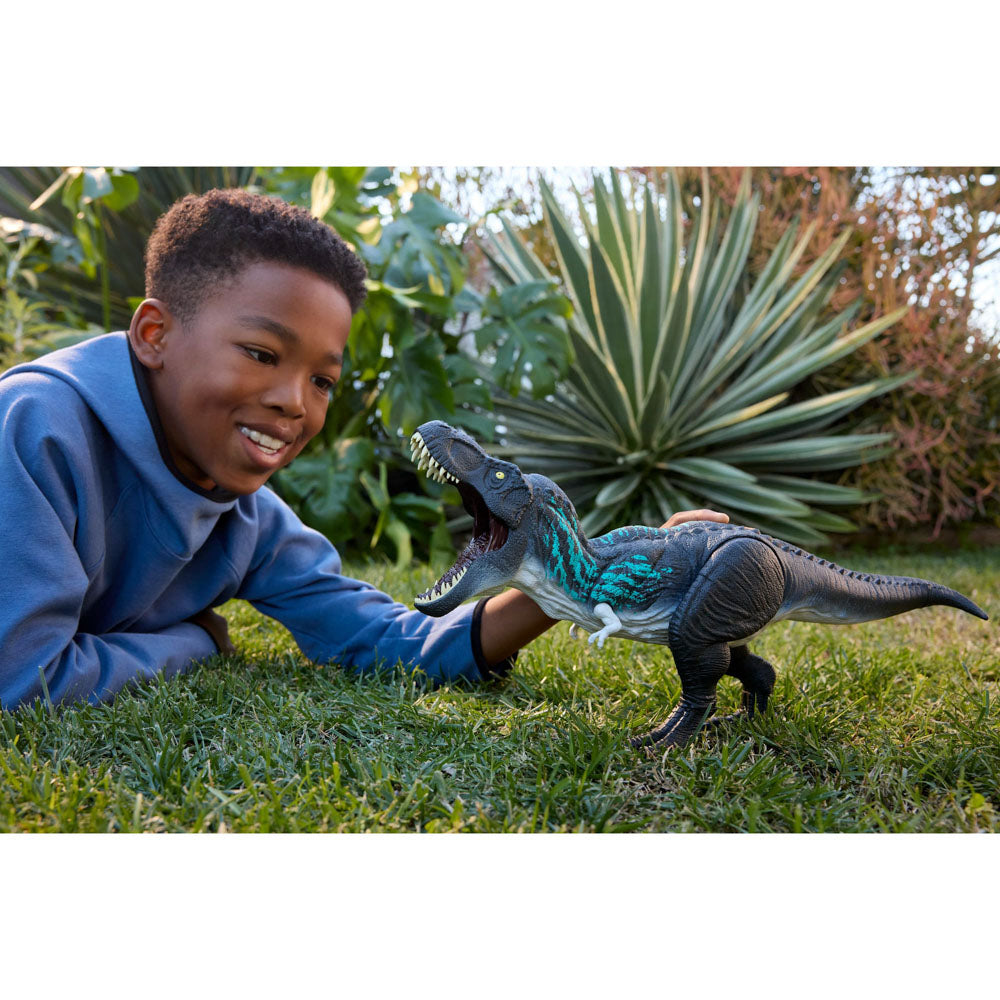 Jurassic World Survival Muscle Madness - Tyrannosaurus Rex dinosaur toy.