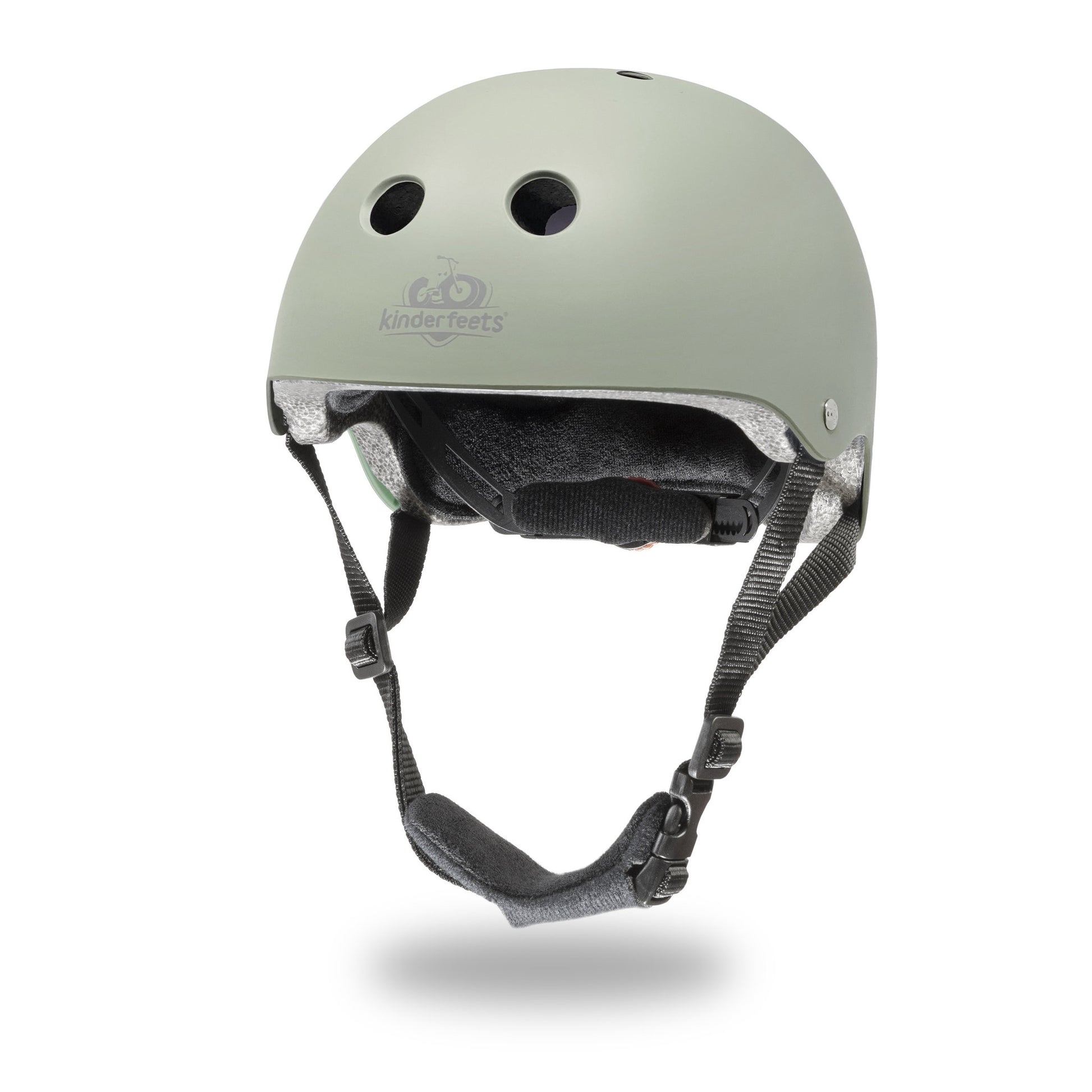 balance bike helmet nz Kinderfeets Silver Sage Matte Helmet – Toyworld NZ