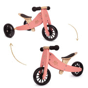 Kinderfeets Tiny Tot Wooden Trike Coral
