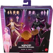 KPop Demon Hunters 6.5 Inch Final Battle Action Figure 2 Pack - Rumi & Jinu.