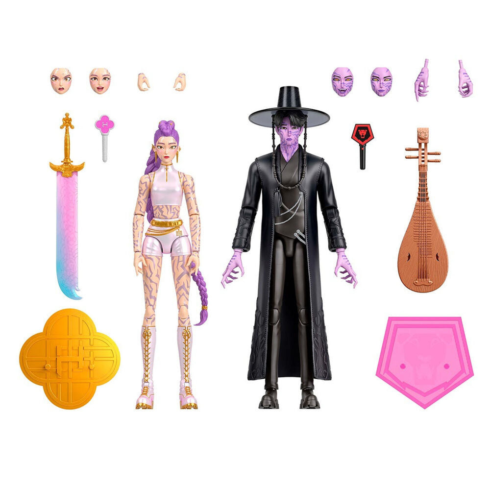 KPop Demon Hunters 6.5 Inch Final Battle Action Figure 2 Pack - Rumi & Jinu.