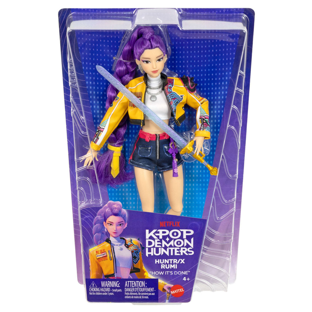 KPop Demon Hunters HUNTRX How It's Done Doll - Rumi toy.