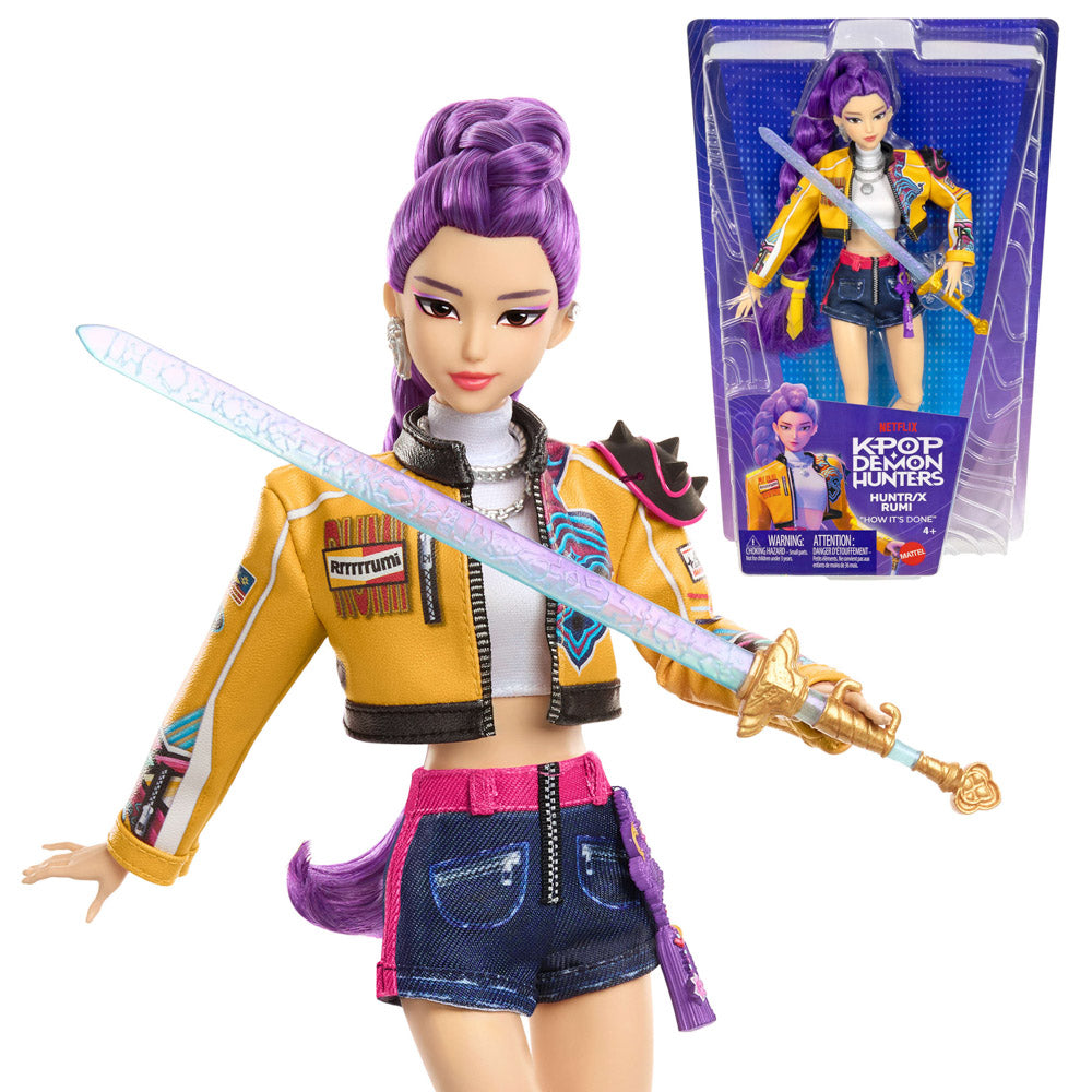 KPop Demon Hunters HUNTRX How It's Done Doll - Rumi toy.