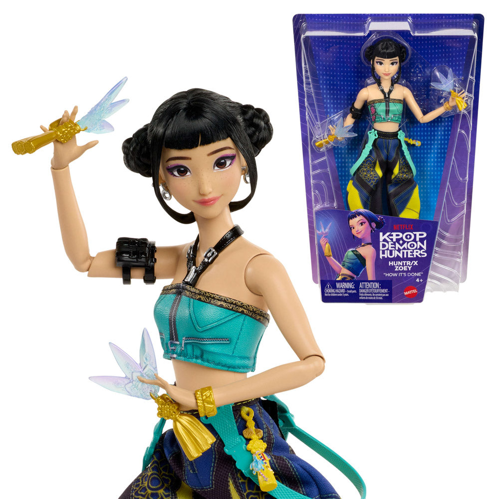 KPop Demon Hunters HUNTR/X How It's Done Doll - Zoey toy.