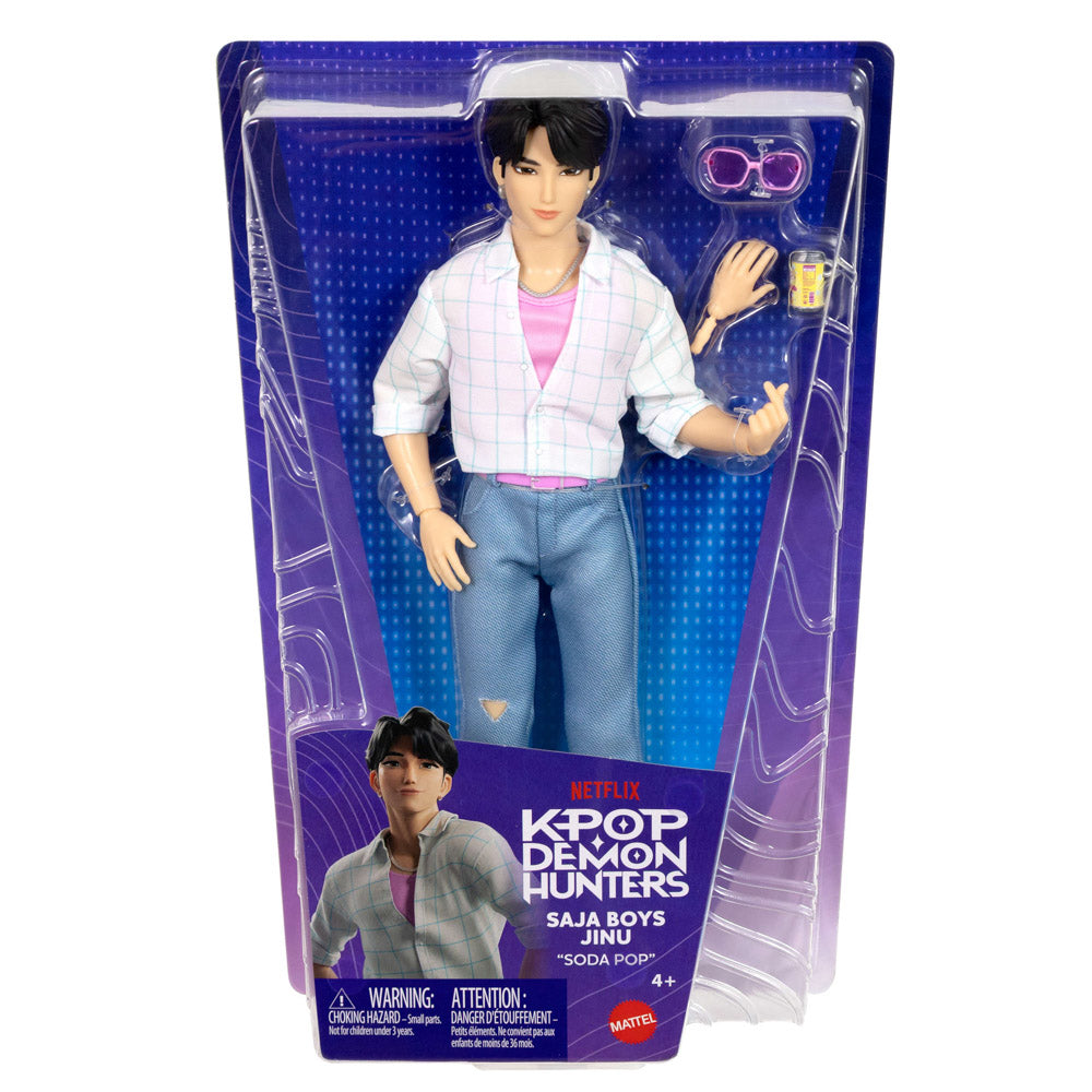 KPop Demon Hunters Saja Boys Soda Pop Doll - Jinu.