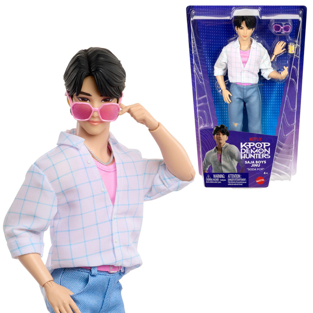 KPop Demon Hunters Saja Boys Soda Pop Doll - Jinu.