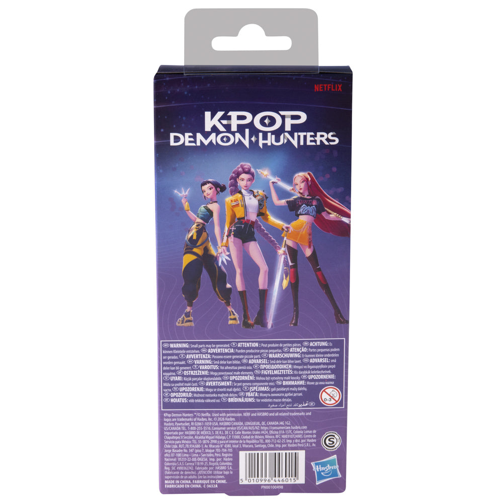 Back packaging of the KPop Demon Hunters Zoey's Spirit Blades