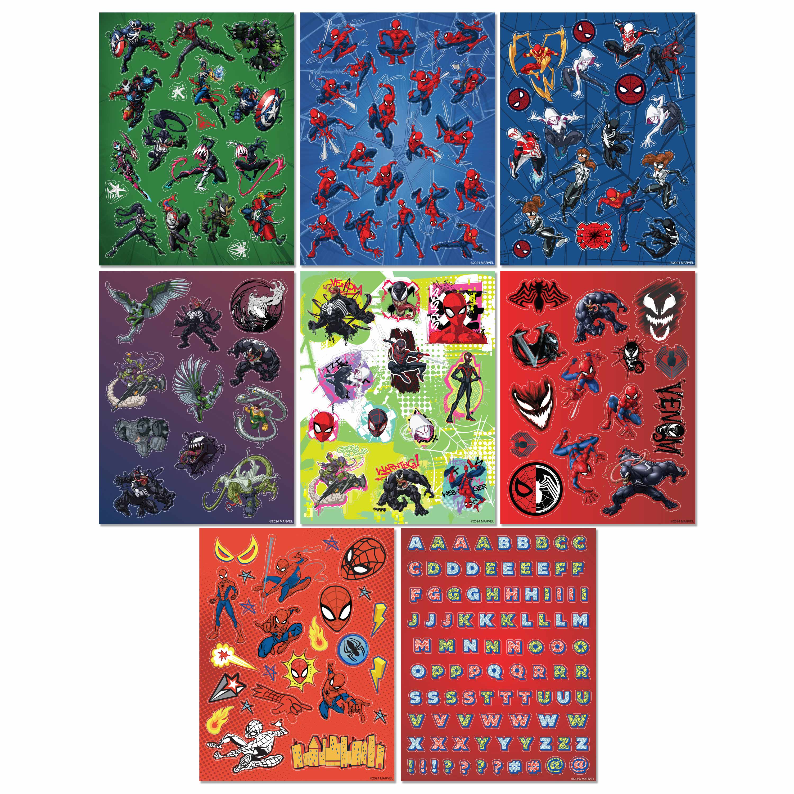 Kaleidoscope Spider-Man Sticker Bomb