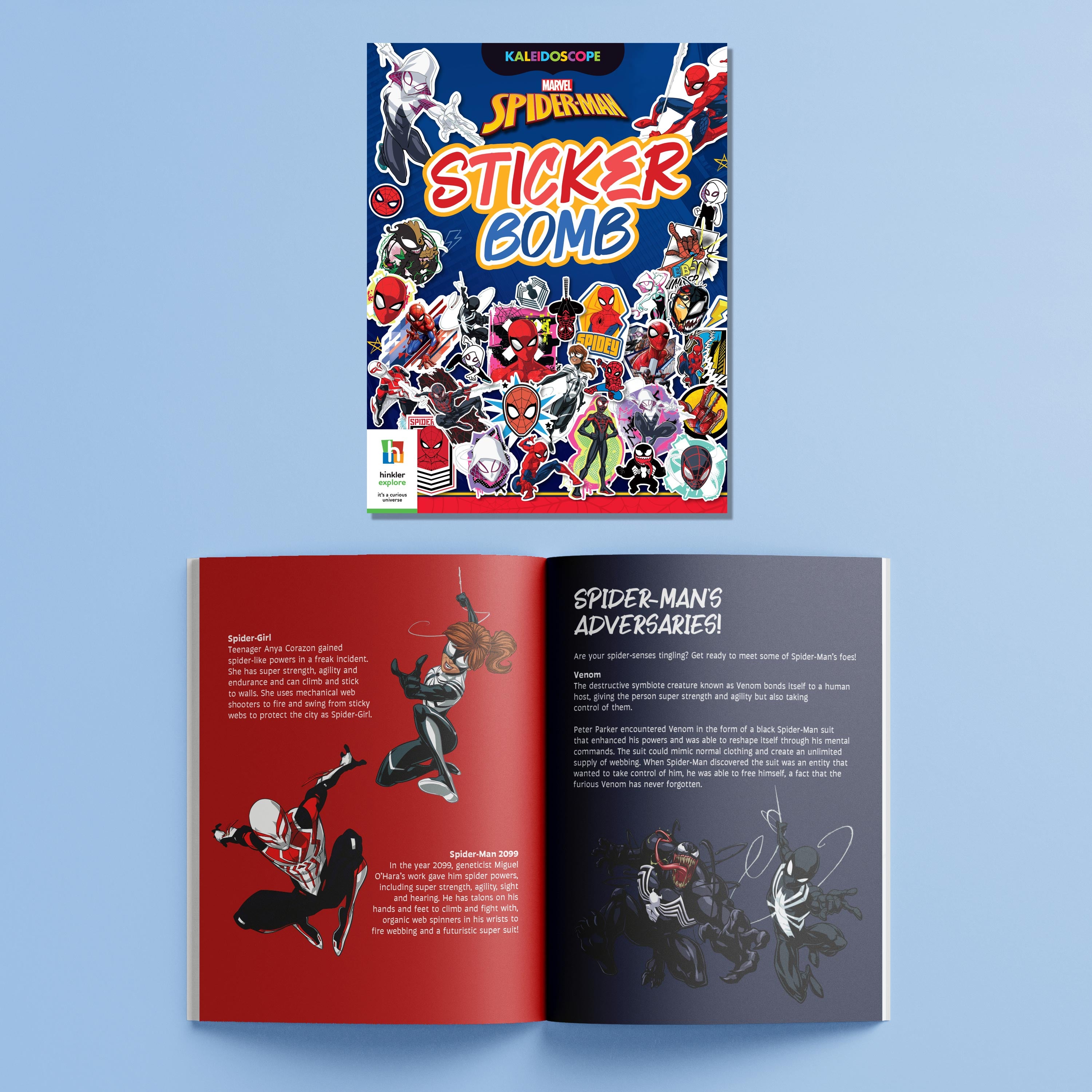 Kaleidoscope Spider-Man Sticker Bomb