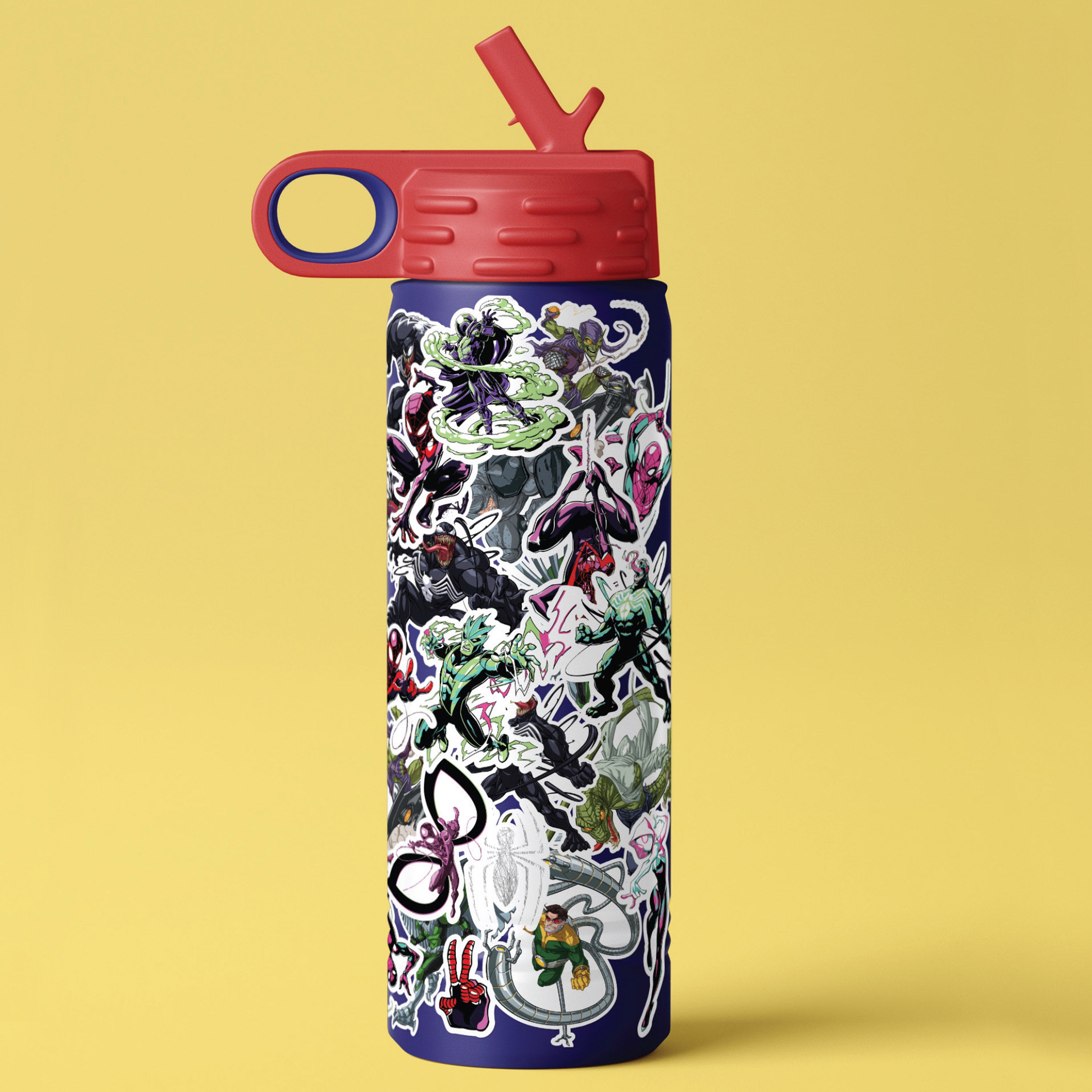 Kaleidoscope Spider-Man Sticker Bomb