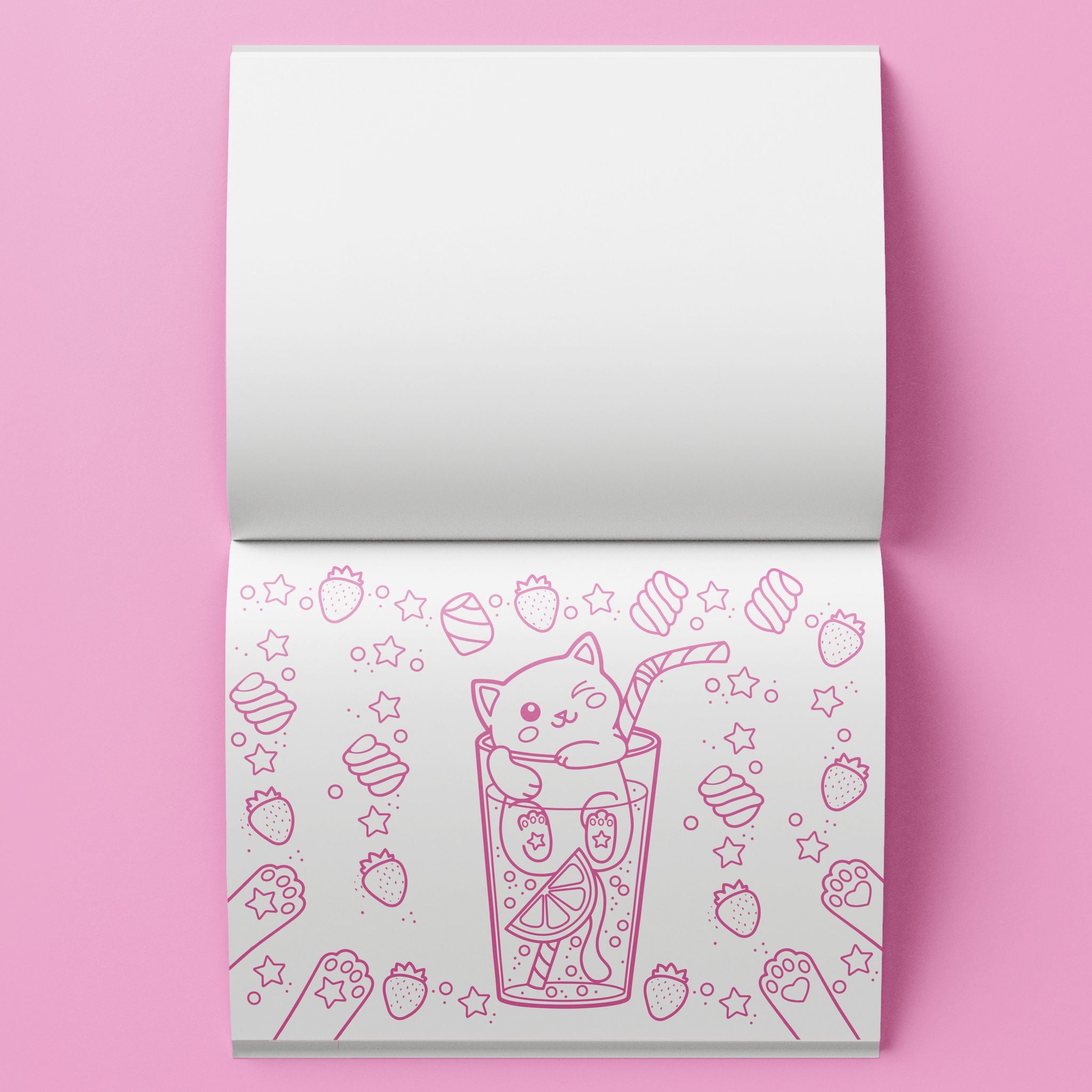 Kaleidoscope Lap Desk Colouring Set Sweet Treats