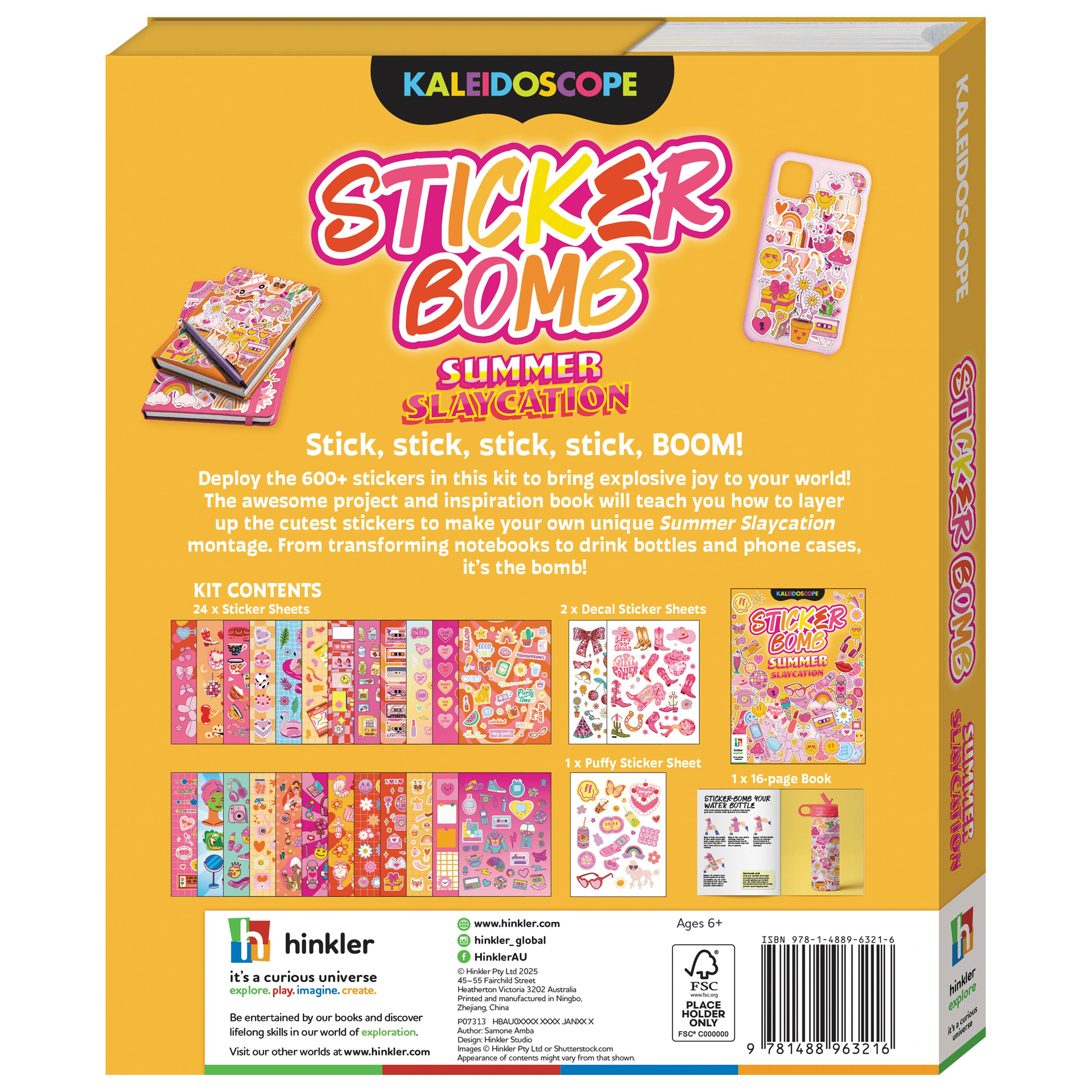 Kaleidoscope Sticker Bomb Summer Slaycation