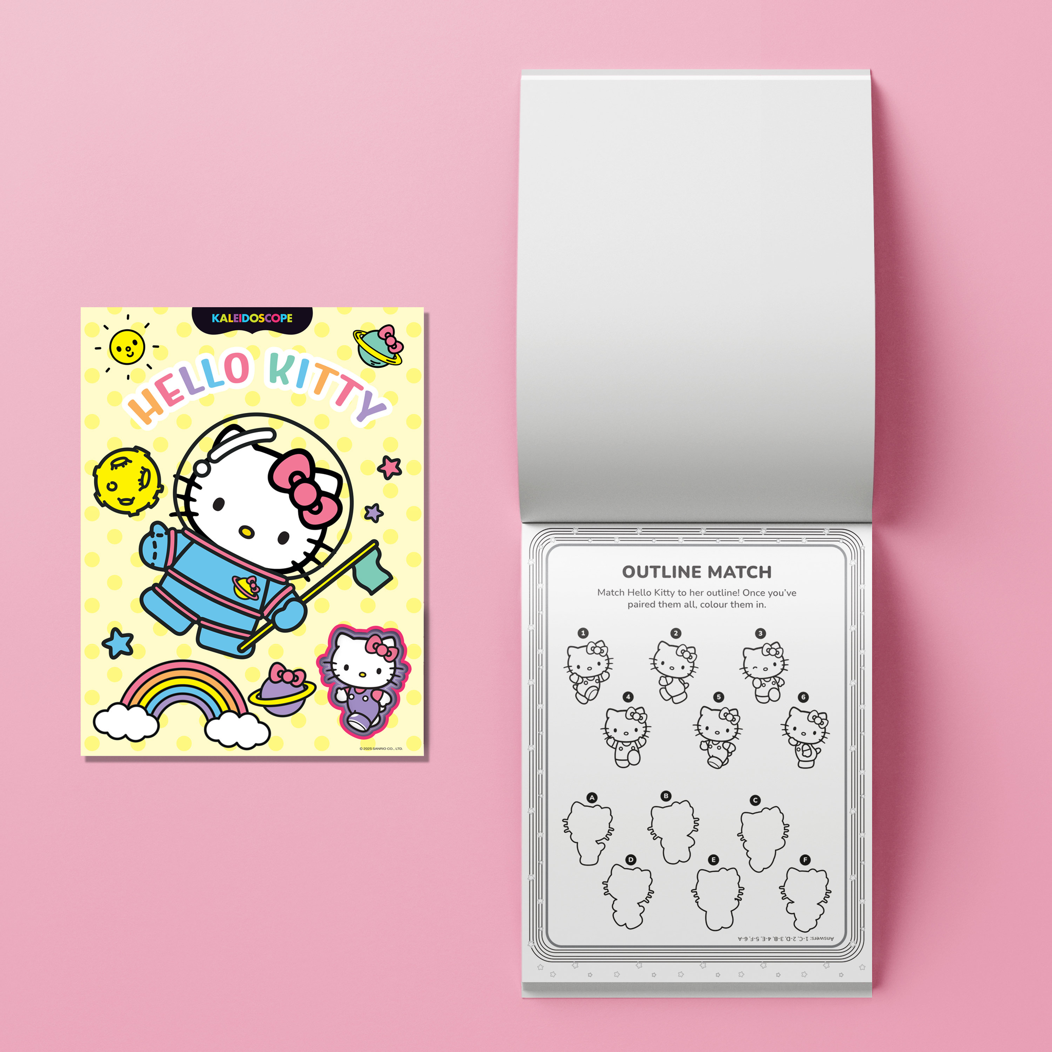 Kaleidoscope Colouring Kit Hello Kitty