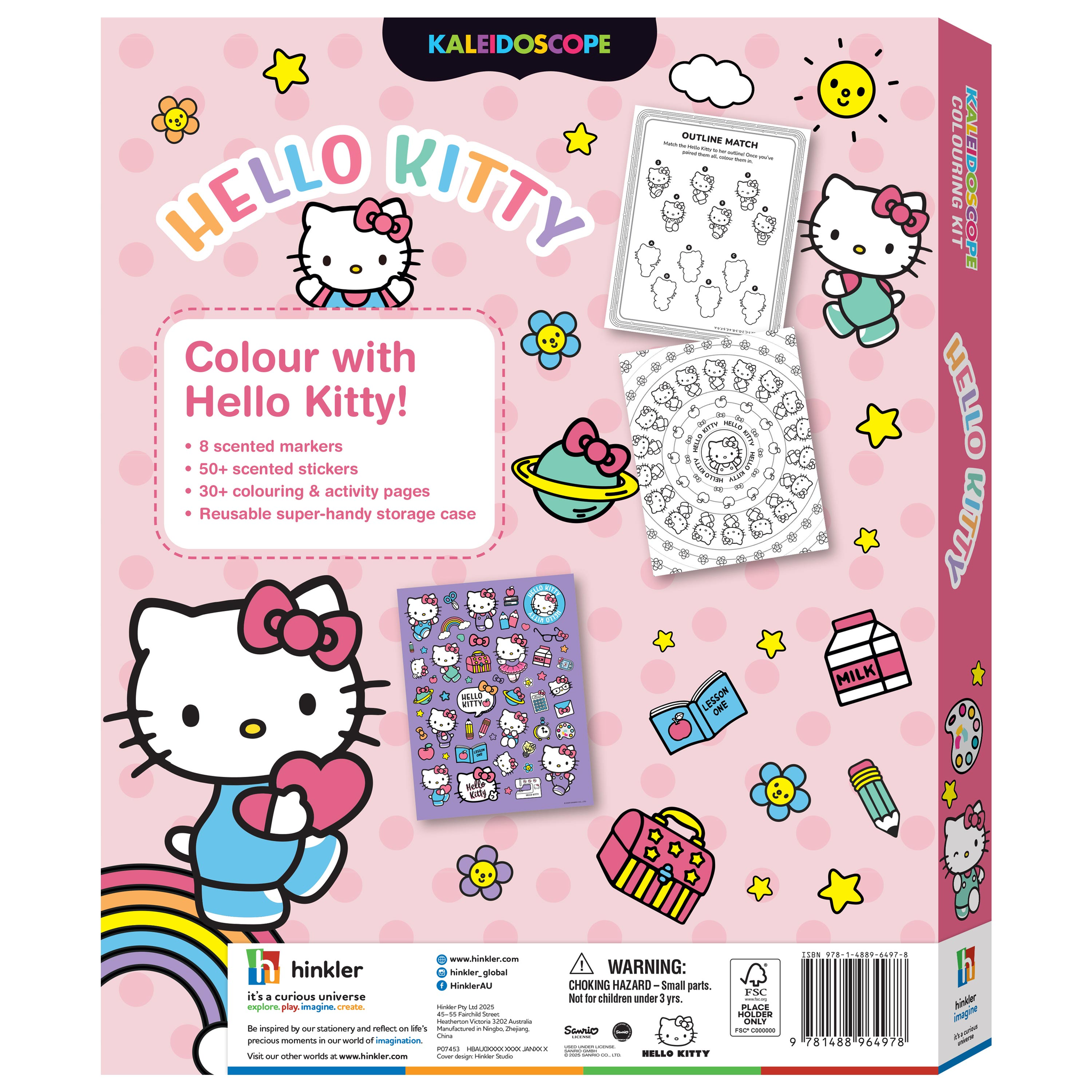 Kaleidoscope Colouring Kit Hello Kitty