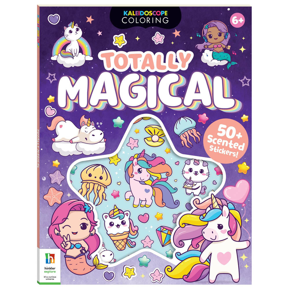 Kaleidoscope Coloring Scented Stickers - Totally Magical.