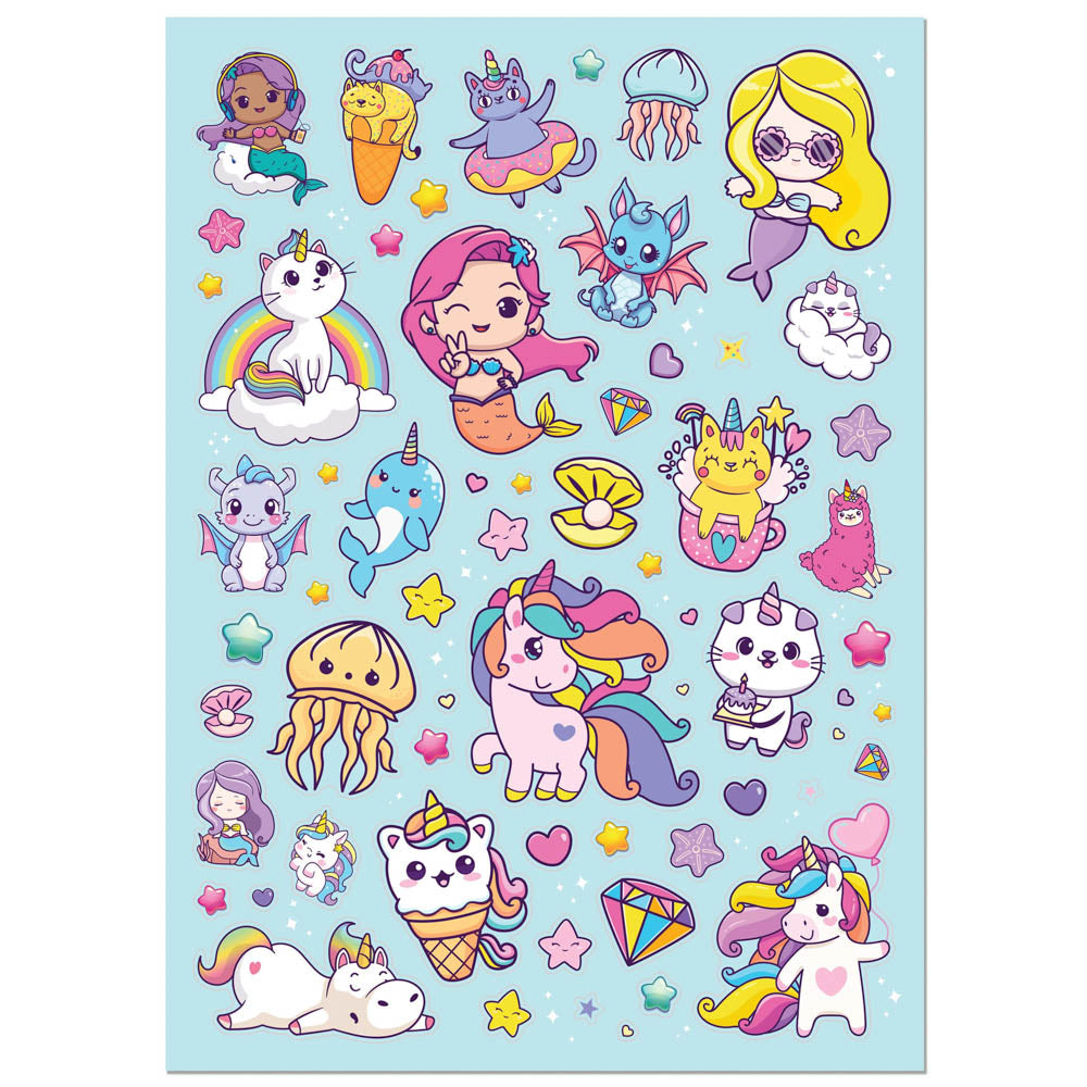 Kaleidoscope Coloring Scented Stickers - Totally Magical.
