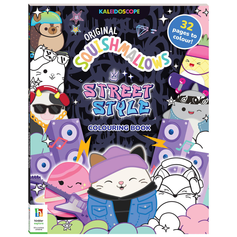 Kaleidoscope Squishmallows Colouring Book - Street Style colouring book.