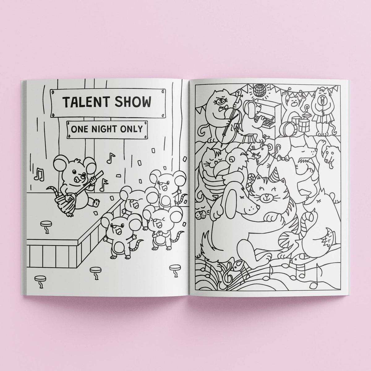Kaleidoscope Sticker & Colouring Book - Pets Unleashed