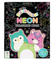 Kaleidoscope Squishmallows Colouring: Neon