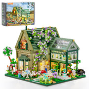 Lumibricks Retro House Garden Cottage