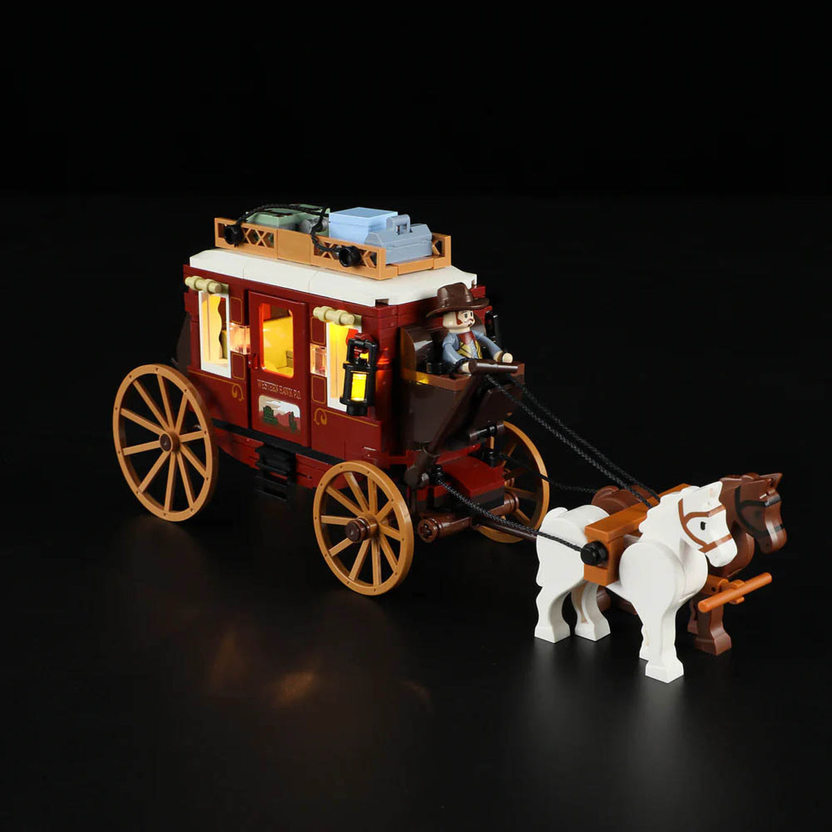 Lumibricks The Old West Western Stagecoach