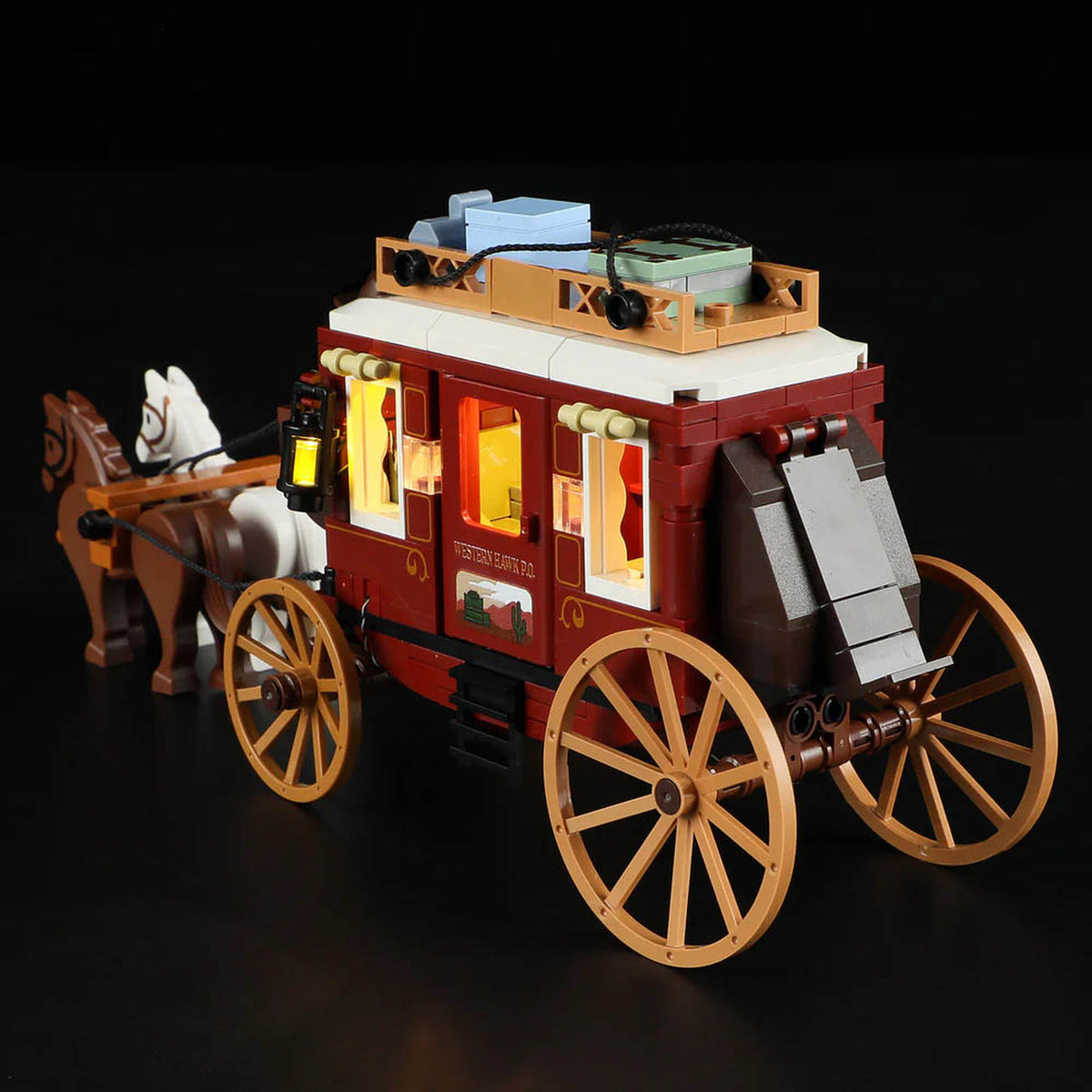 Lumibricks The Old West Western Stagecoach