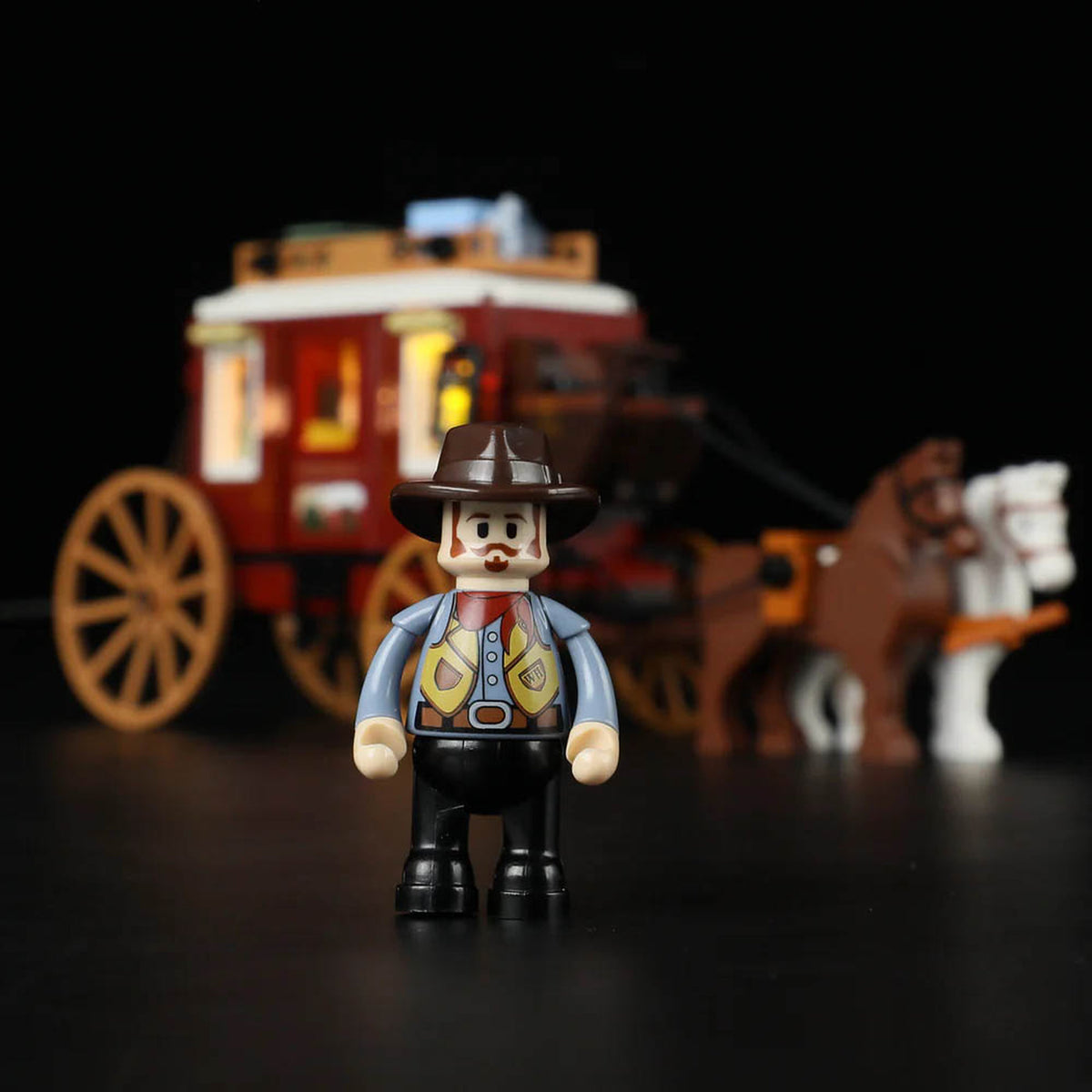 Lumibricks The Old West Western Stagecoach