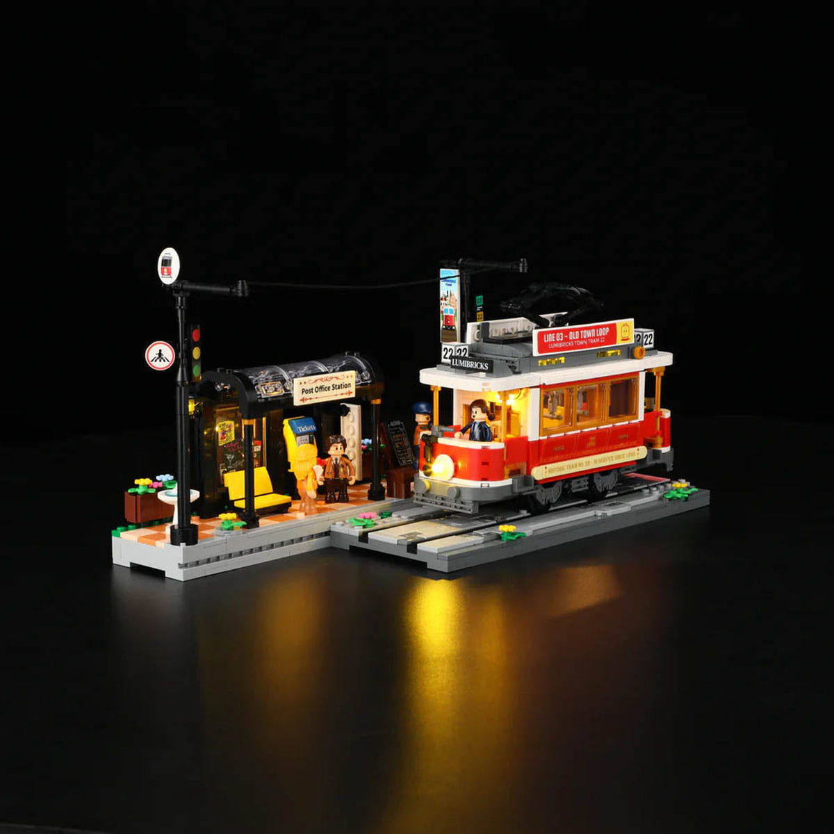 Lumibricks Town Life Heritage Tram & Station
