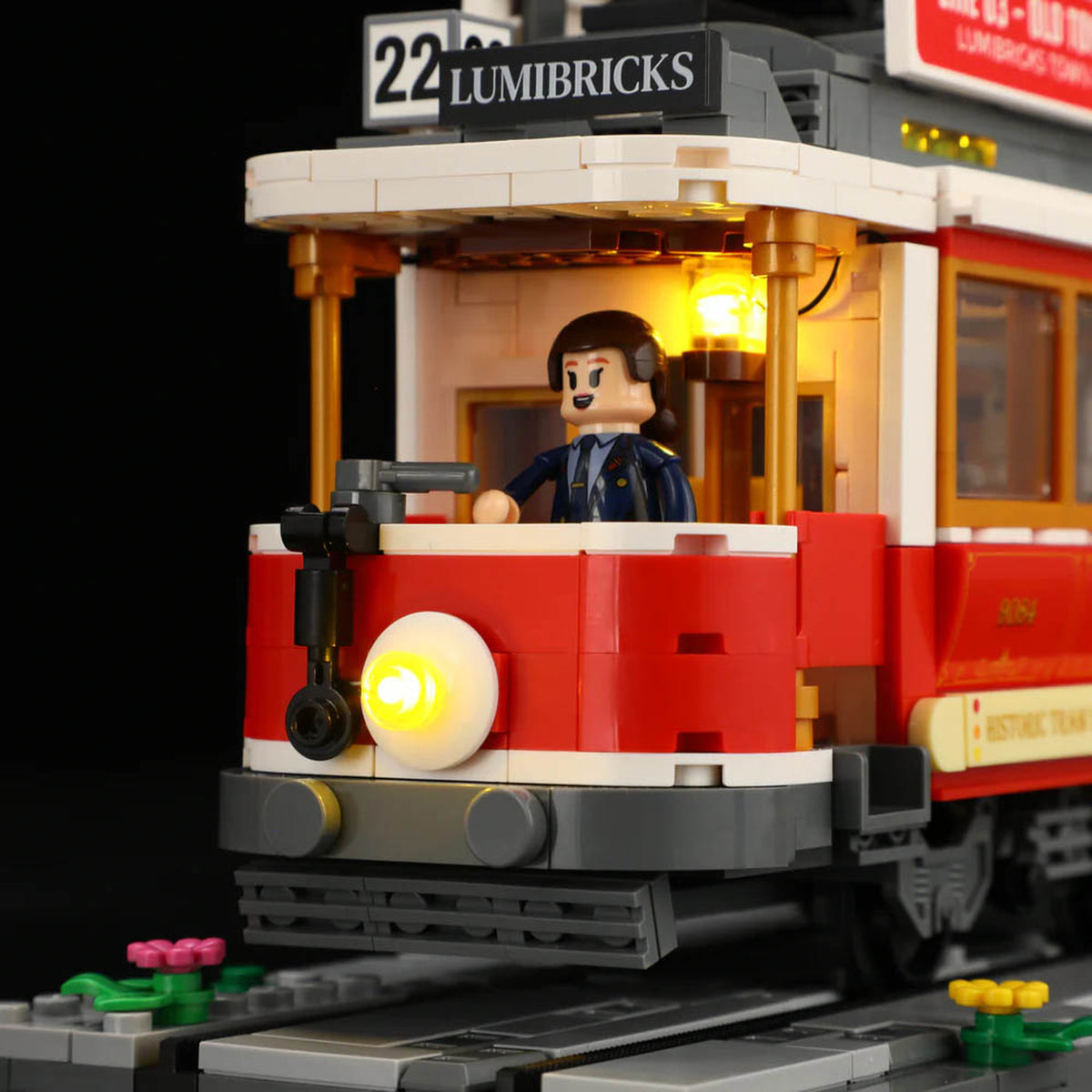 Lumibricks Town Life Heritage Tram & Station
