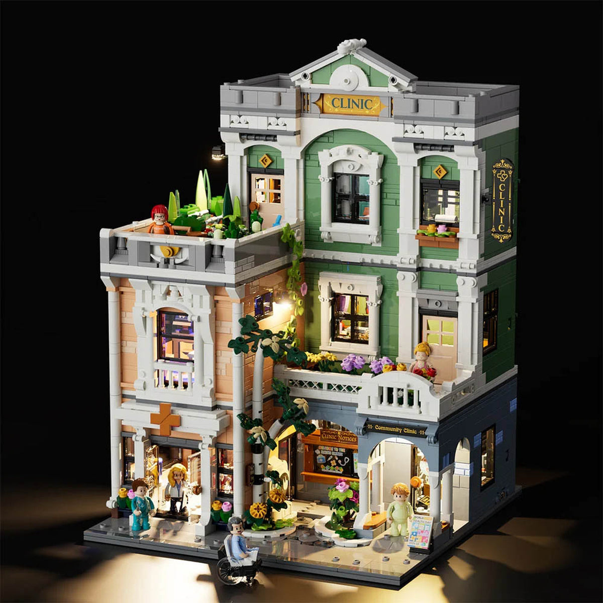 Lumibricks Town Life Greenway Clinic