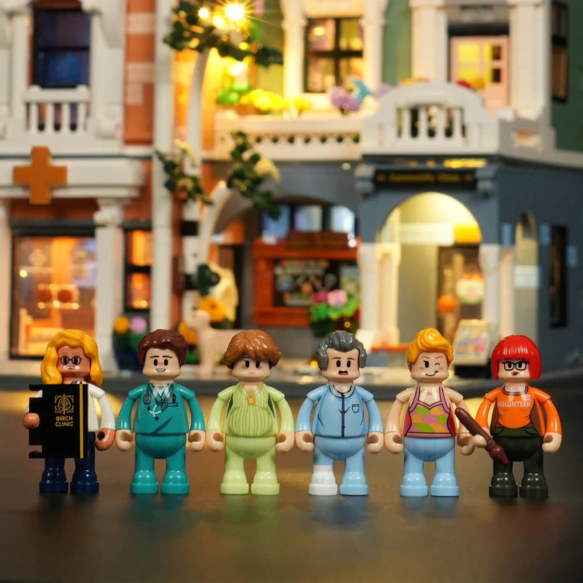 Lumibricks Town Life Greenway Clinic