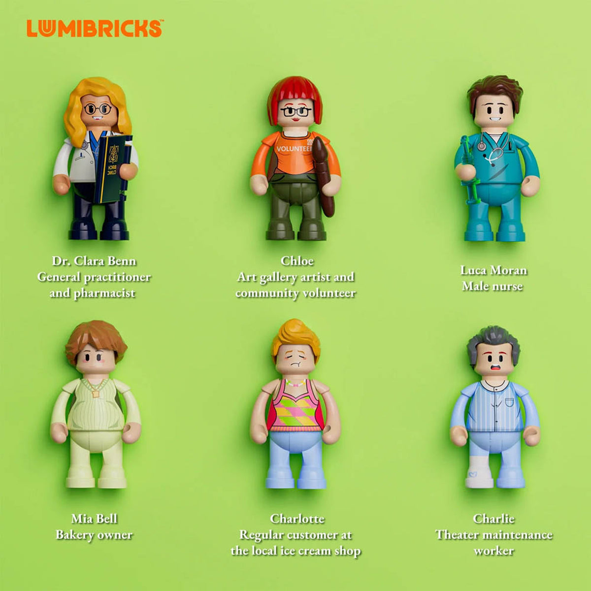 Lumibricks Town Life Greenway Clinic