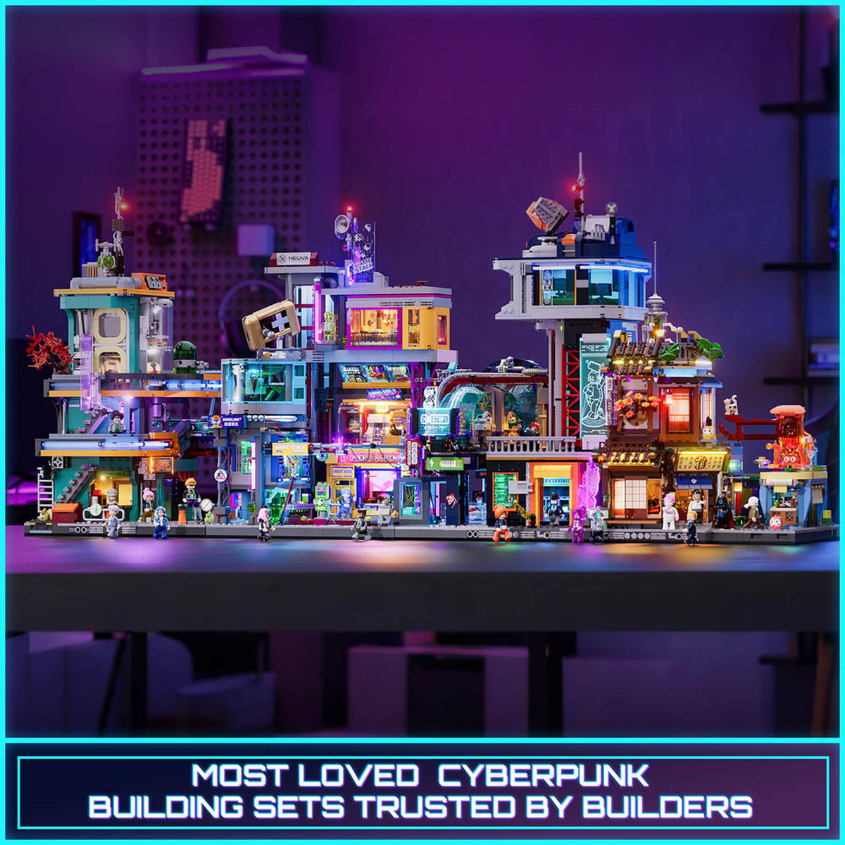 Lumibricks Cyberpunk Neoncity Apartment