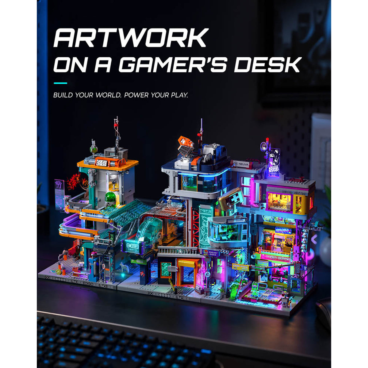 Lumibricks Cyberpunk Neoncity Game Stack