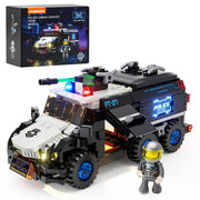 Lumibricks Cyberpunk Neoncity Police Urban Convoy