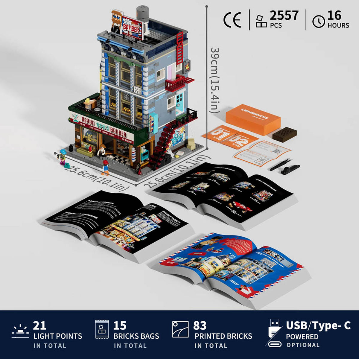 Lumibricks Street Fusion Barbershop