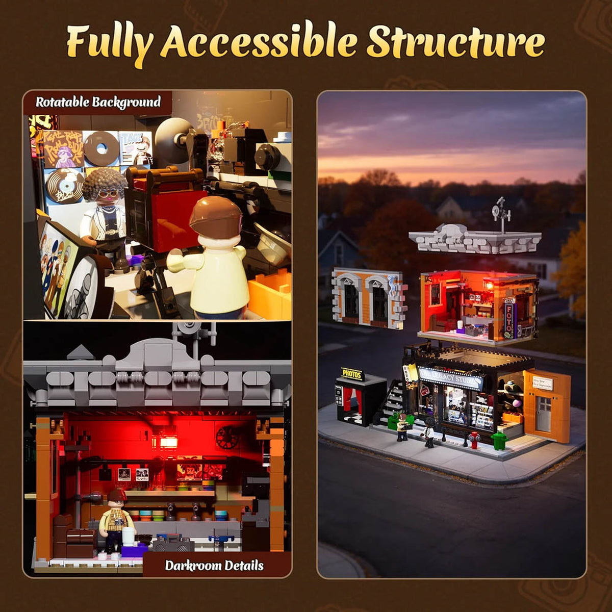 Lumibricks Street Fusion Corner Photo Studio