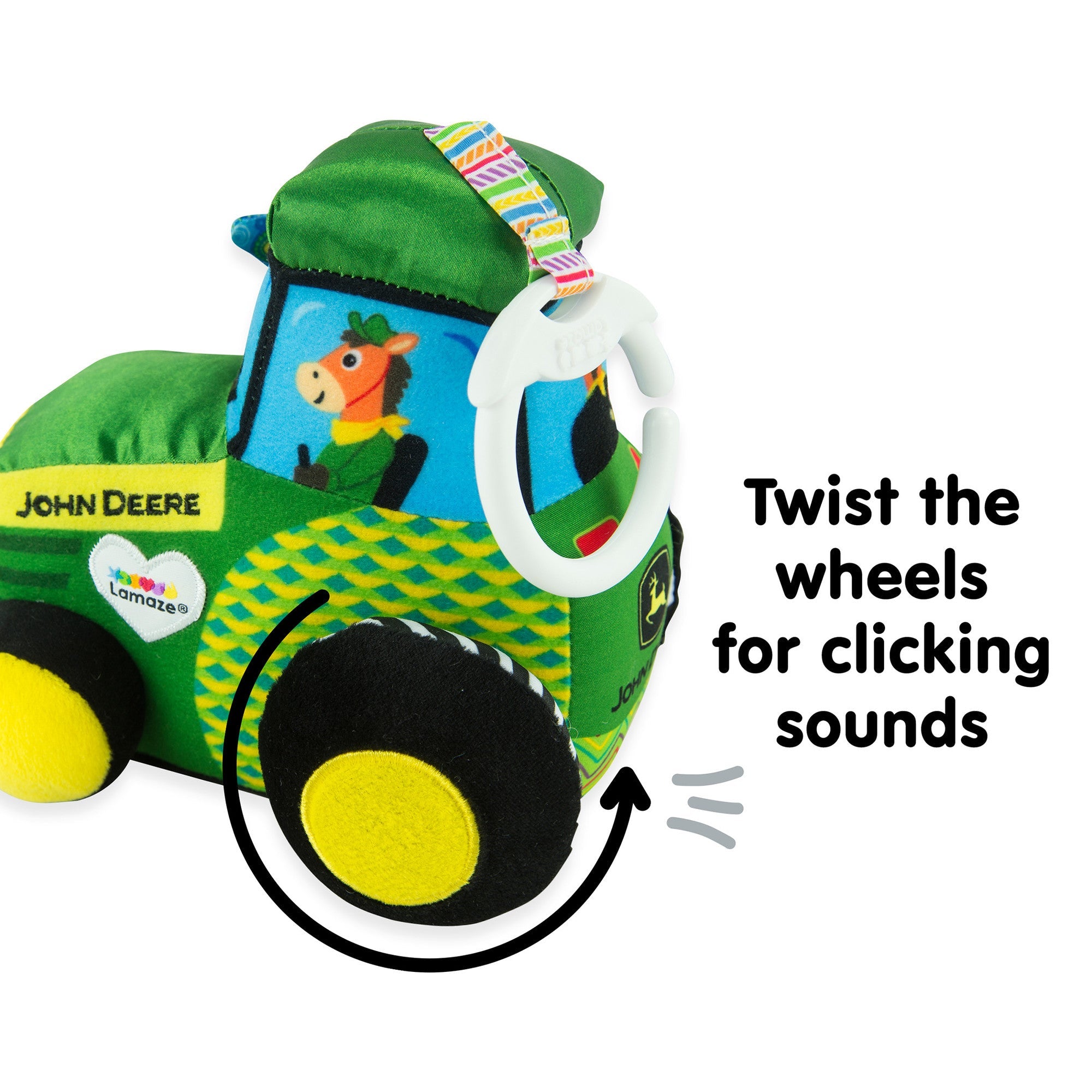 Lamaze John Deere Clip N Go Tractor